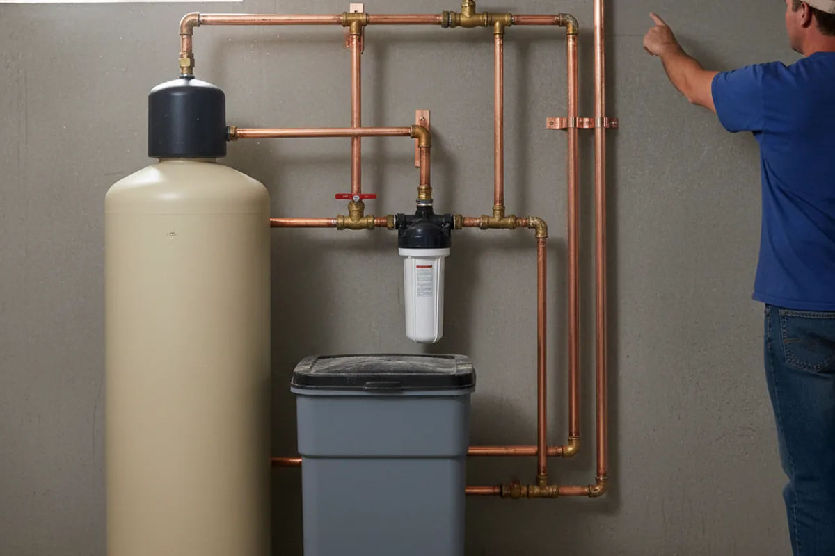 Whole-house water treatment system installed in Tolland